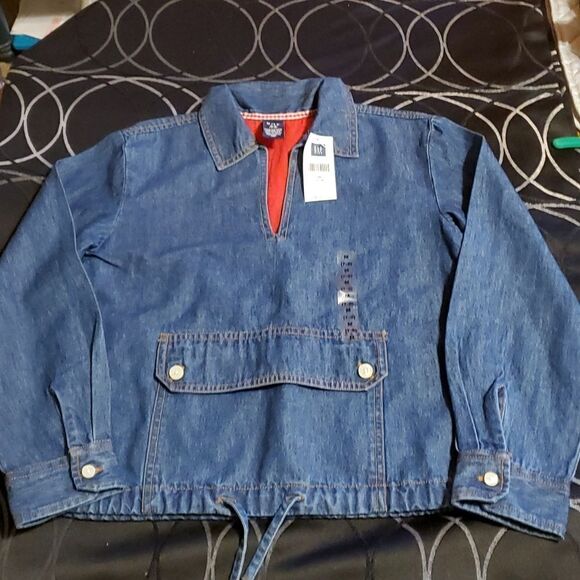GAP  PULLOVER  DENIM SHIRT M New - Picture 1 of 6